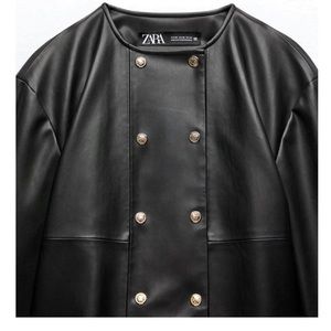 NEW ZARA LEATHER JACKET